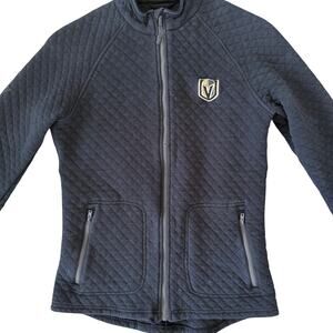 Vegas Golden Knights women’s small petite zip up jacket lightweight pckts hockey